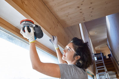 Bosch Professional 18V System Akku Exzenterschleifer GEX 18V-125 (inkl. Schleifteller (125mm), 1x Schleifpapier, Staubbeutel, L-BOXX, ohne Akku/ Ladegerät)