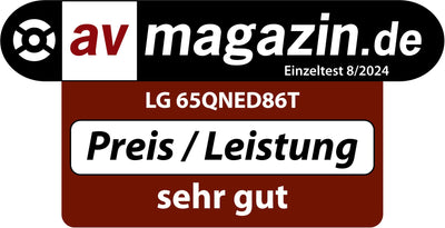 LG 65QNED86T6A TV 65" (165 cm) QNED Fernseher (α8 4K AI-Prozessor, webOS 24, HDR10, bis zu 120Hz) [Modelljahr 2024]