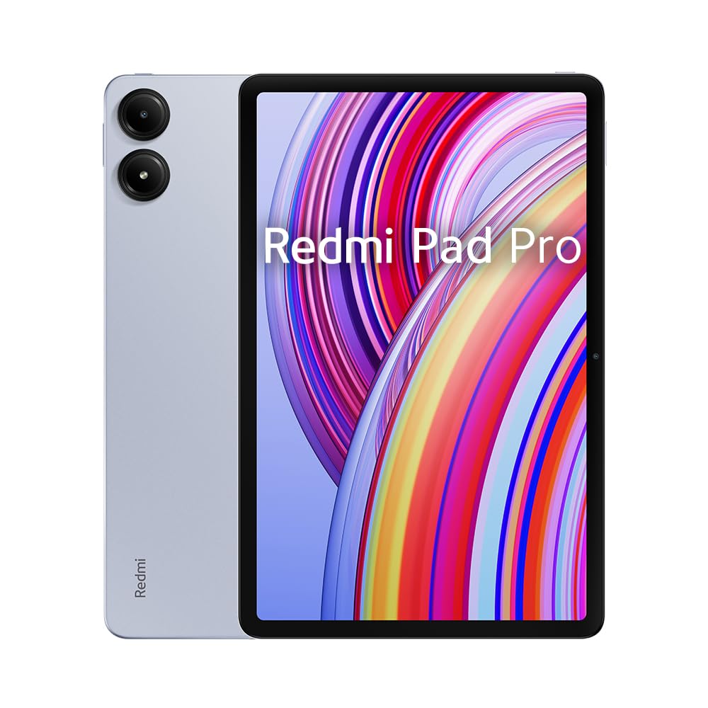 Redmi Xiaomi Pad Pro 6+128GB Blau mit Ringhalter, Snapdragon® 7s Gen, HyperOS, 12,1" 120Hz 2,5K augenschonendes Display, 10.000mAh (typ) großer Akku, 33W Schnellladen (2 Jahre Garantie)