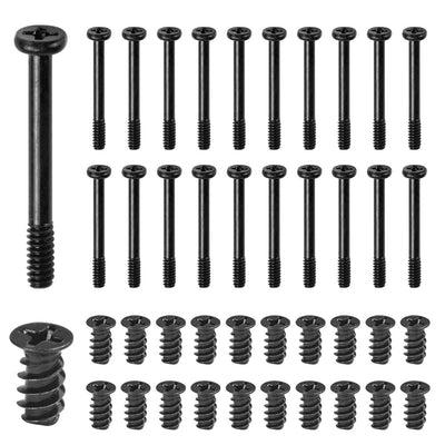 PERFETSELL 80 Stück PC Gehäuse Schrauben Kohlenstoffstahl PC Lüfter Schrauben Gehäuse Computer Ventilatorschrauben PC Fan screws Heizkörperschrauben für PC-Gehäuse, Lüfter