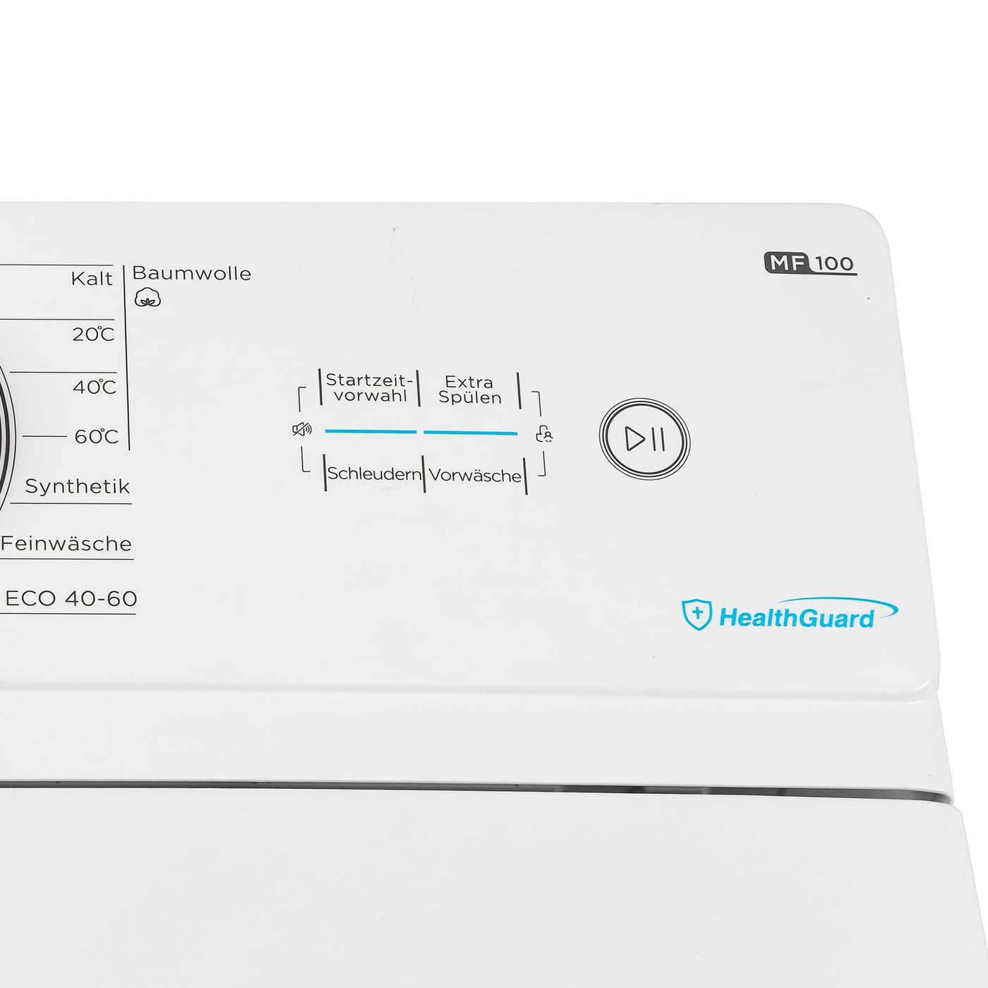 Midea MF100T70B-12A Toplader Waschmaschine 7kg / AquaStop/Starzeitvorwahl/Trommelreinigung/XL Türöffnung/Soft Opener