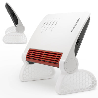 Ständer passend für AVM FritzBox 7690 Tischständer Router Halter Standfuß Belüftung Fuß Standfüße Aufsteller