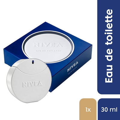 NIVEA Creme Eau de Toilette, NIVEA Parfum mit dem ikonischen Duft der NIVEA Creme, frischer und sanfter unisex NIVEA Duft im ikonischen Parfüm-Flakon (30 ml)
