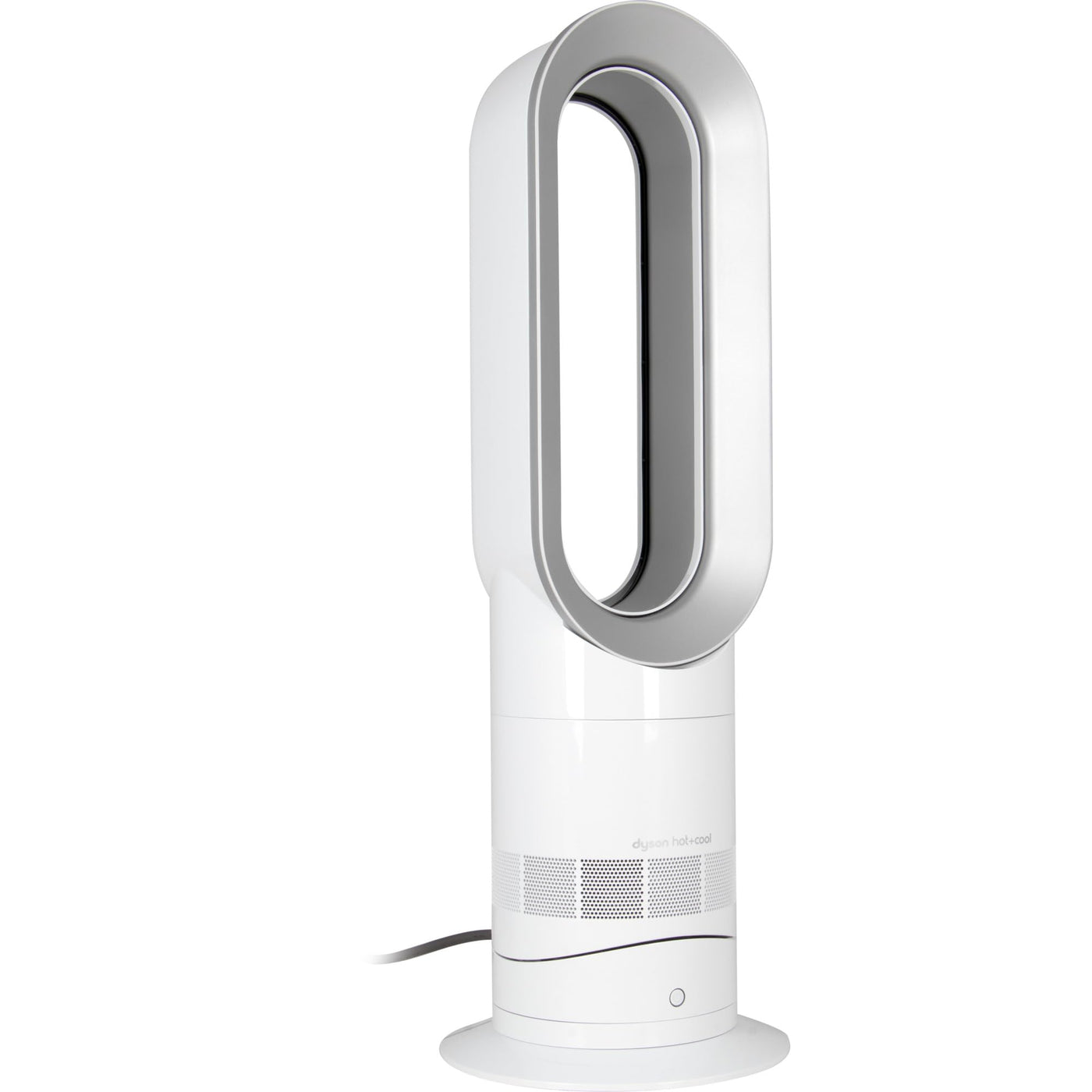 Dyson Hot+Cool Jet Focus AM09 - High Performance Cooling Fan and Fan Heater (White/Silver)