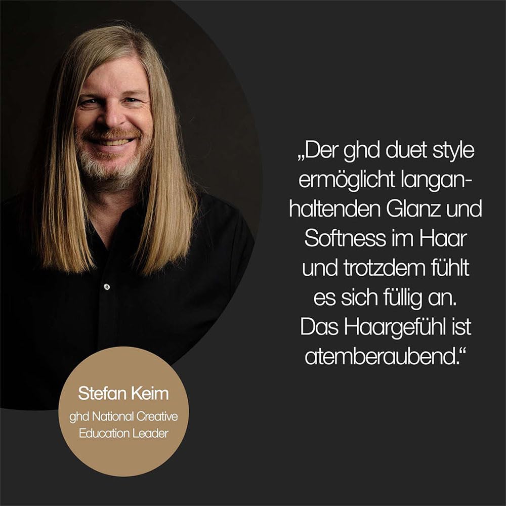 ghd duet hair style | 2-in-1 Glätteisen + Haartrockner, Hot Air Styler für die Verwandlung von nassem zu gestyltem Haar - Weiß