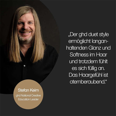 ghd duet hair style | 2-in-1 Glätteisen + Haartrockner, Hot Air Styler für die Verwandlung von nassem zu gestyltem Haar - Schwarz