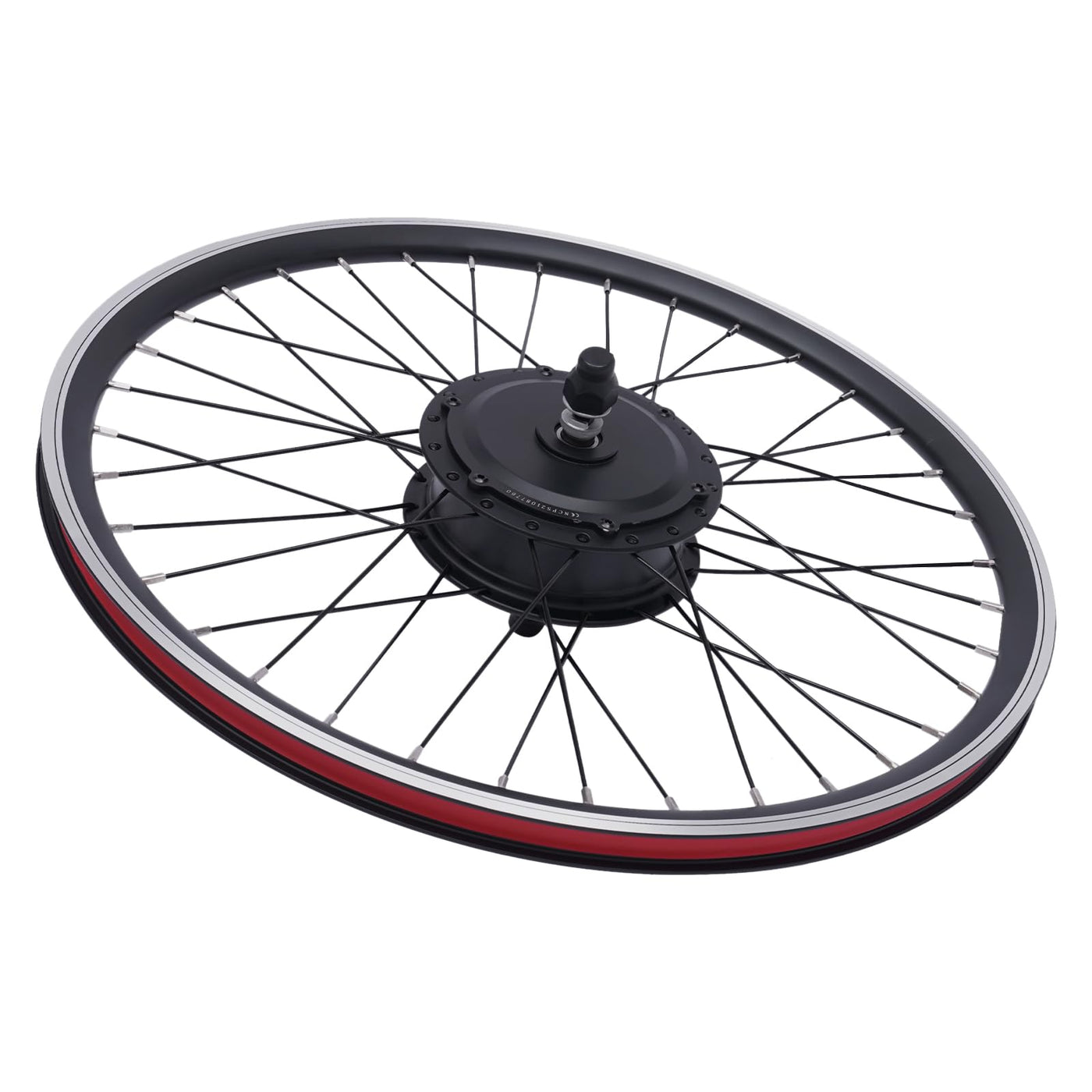 Dekltus Ebike Umbausatz, 36 V 24 Zoll Elektrofahrrad Umbausatz, 500W E-Bike Conversion Kit mit Display, Elektrofahrrad Motor Umbausatz Vorderrad - Maximale Geschwindigkeit von 30-35KM/H