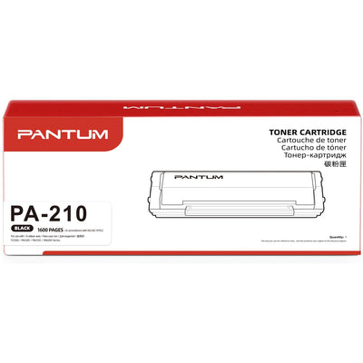 PANTUM PA-210 Original Tonerkartusche Schwarz Laser P2502W P2500W M6500W M6500NW M6508NW M6550NW M6558NW M6800FDW M6808FDW, 1.600 Seiten