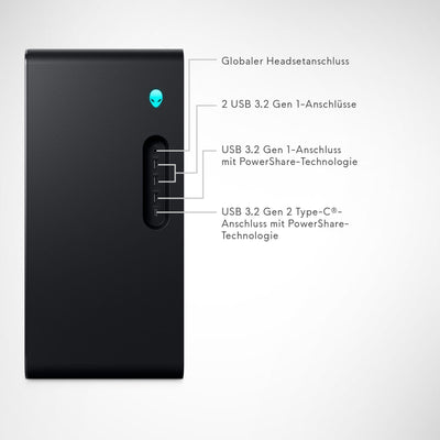 Alienware Aurora R16 Gaming Desktop , 13th Gen Intel Core i7, 16Go RAM, Intel Wi-Fi 6, 512GB SSD, 1TB HDD, NVIDIA GeForce RTX 4060, Basalt Black