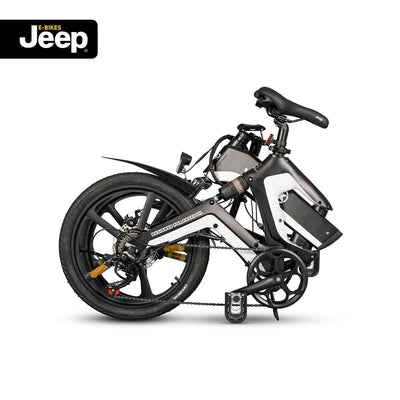 Jeep Fold E-Bike FFR 7050, 20' Laufräder, Shimano 7-Gang Kettenschaltung, Black