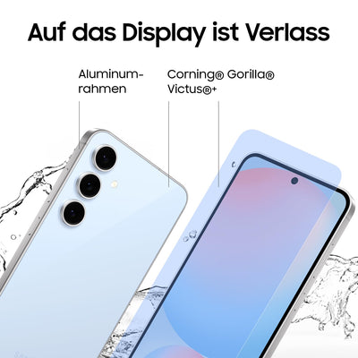 Samsung Galaxy S24 FE AI Smartphone ohne Vertrag, AI Handy mit Android, 8 GB RAM, 256 GB Speicher, 50-MP-Kamera, Lange Akkulaufzeit, Yellow, 36 Monate Herstellergarantie [Exklusiv bei Amazon]
