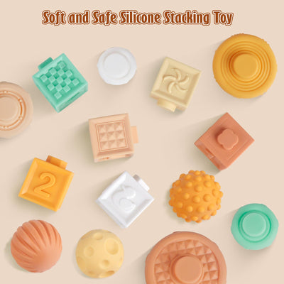 Musikinstrumente für Kinder ab 1-3 Jahre Holz Montessori Instrumente Musikinstrumente Baby 6 bis 12 Monate Percussion-Instrumente Musikspielzeug-Set für Kleinkinde (Natürlich)