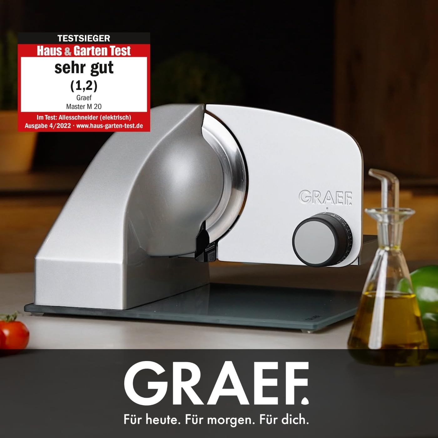 GRAEF. Master M20EU Allesschneider Edelstahl, Silber