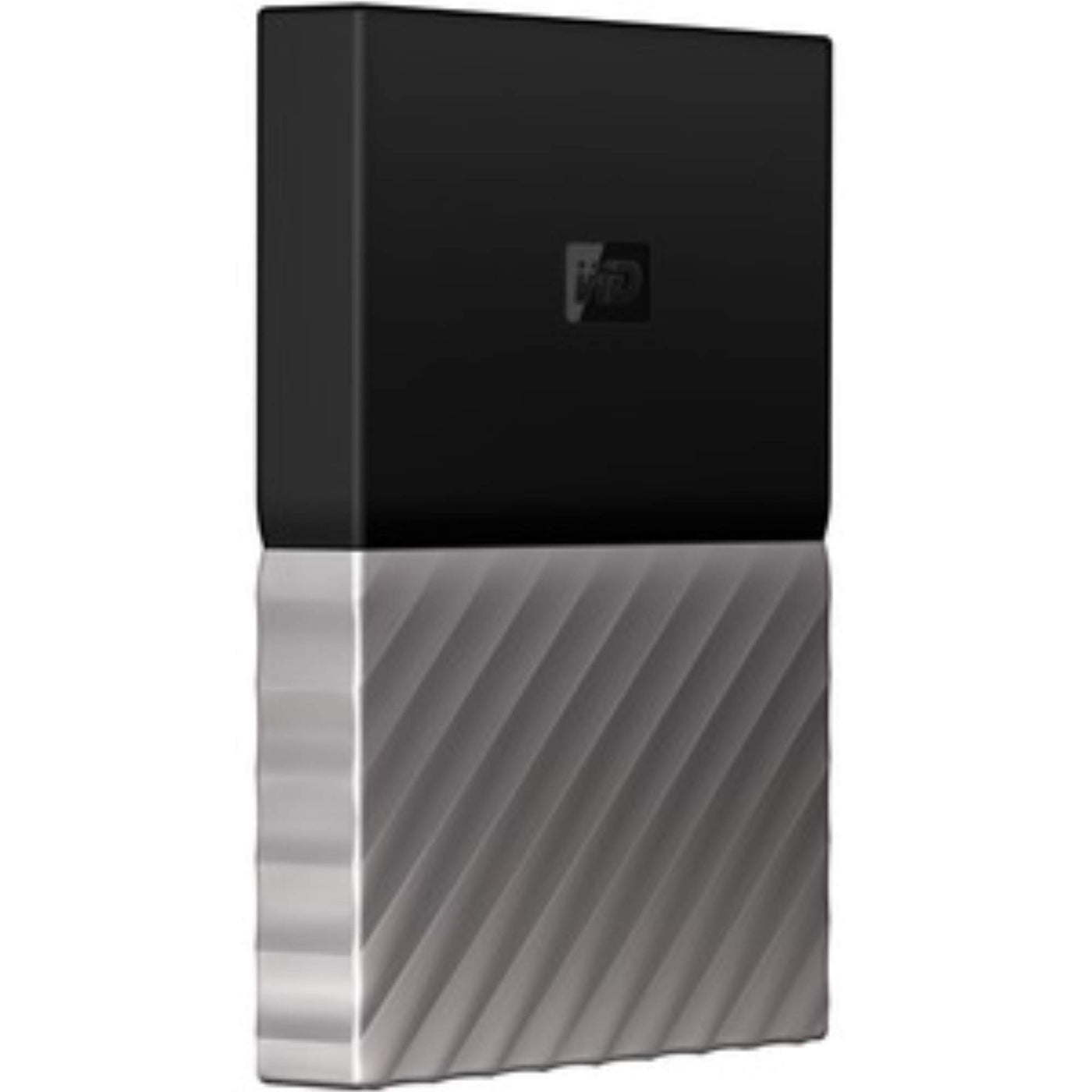 WD My Passport Ultra Mobiler Datenspeicher 2 TB (metallic-mattes Design, Datensicherung, Festplattenlaufwerk in WD-Qualität) schwarz/graumetallic