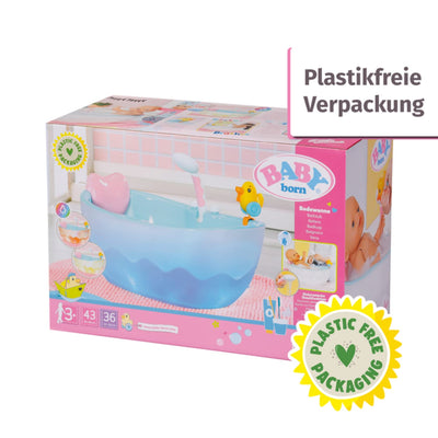 BABY born Badewanne für Puppen mit Farbwechsel, Dusch-und Soundfunktion, funktioniert auch mit echtem Wasser, 832691, Zapf Creation, ['Multi-colored']