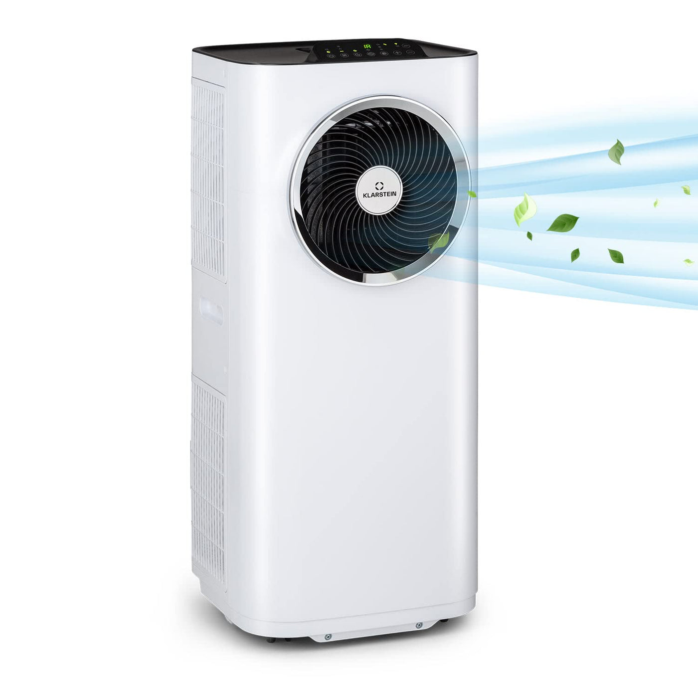 Klarstein Mobile Klimaanlage, 5-in-1 Klimagerät, Ventilator, Luftentfeuchter, Luftreiniger & Nachtmodus, App-Steuerung, Wohnung mit Abluftschlauch, Air Conditioner, 11.500 BTU, Anthrazit