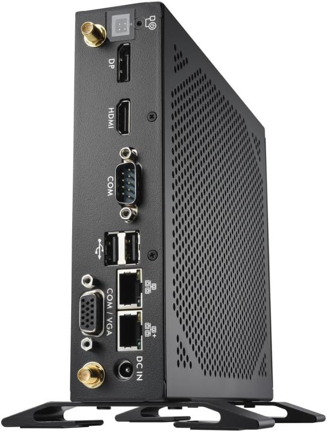Shuttle XPC Slim Barebone DS50U5, i5-1335U, 2X LAN (1x 2.5Gbit,1x 1Gbit), 1xCOM,1xHDMI,1xDP, 1x VGA, lüfterlos, 24/7 Dauerbetrieb
