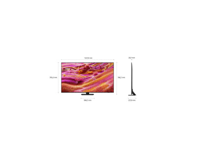 Samsung Neo QLED 4K QN90F 55 Zoll (138 cm) Mini LED Fernseher, NQ4 AI Gen2 Prozessor, Quantum Matrix Technology Slim, Motion Xcelerator 165Hz, AirSlim Design, Samsung Vision AI Smart TV