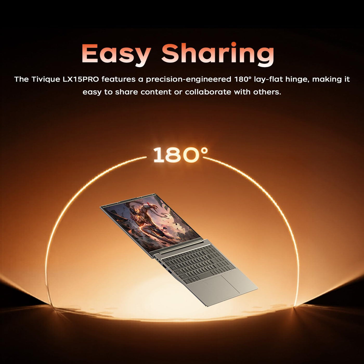 Tivique Gaming Laptop,15,6 Zoll Notebook,Ryzen 7 7730U 16-Thread CPU,bis zu 4.5GHz,16 GB RAM 512 GB SSD,NVMe PCIe 3.0,Unterstützt 4 TB SSD-Erweiterung,Gaming Laptops,Leichtgewicht,WiFi6, HDMI