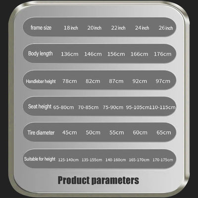 Mountainbike 24 Zoll 7 Gang Doppelscheibenbremse Carbonstahlrahmen Geeignet für Jungen und Mädchen Mit Einer Körpergröße Von 130 bis 175 cm A,22 inches
