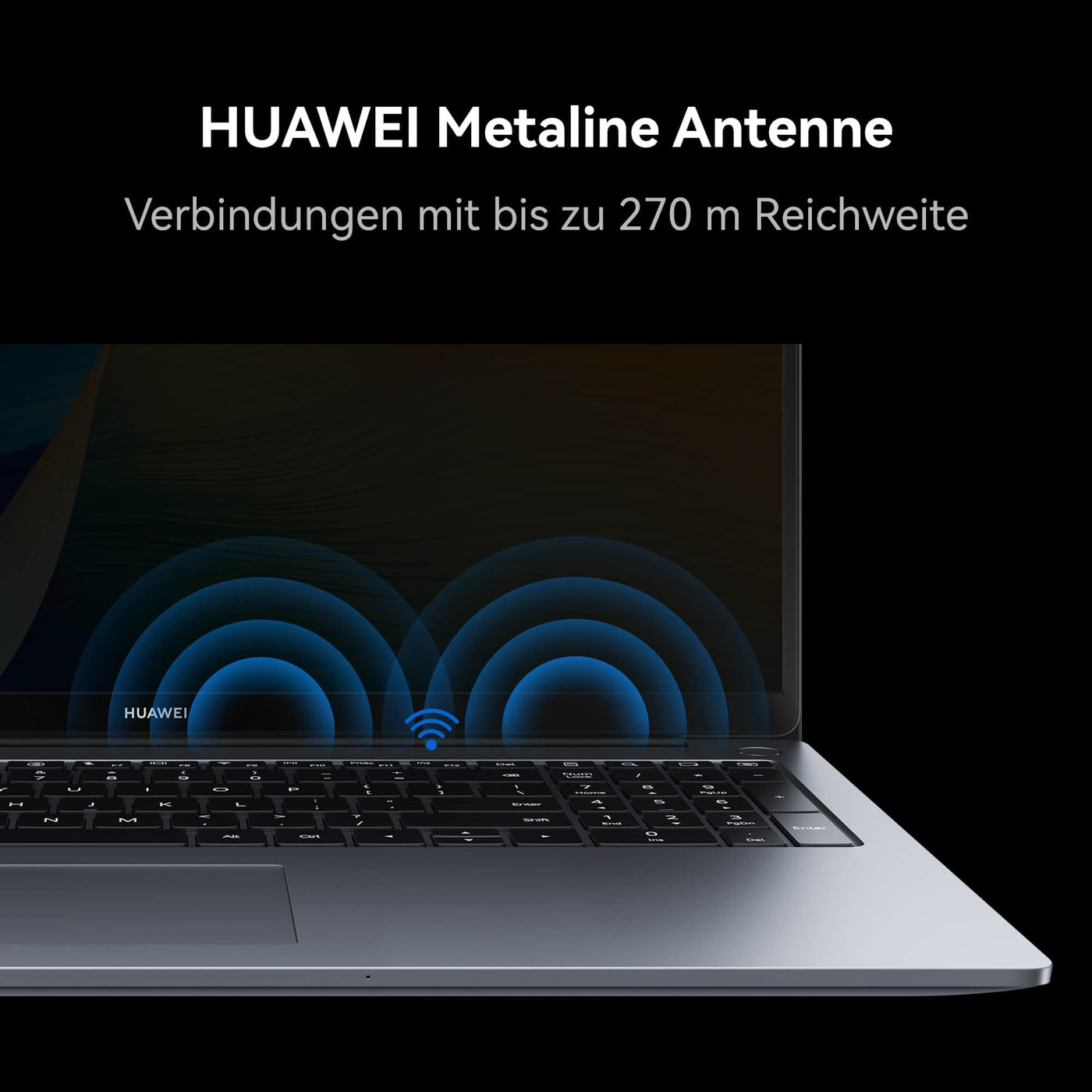 HUAWEI MateBook D 16 2024, 13th Gen Intel Core i5-13420H, 16GB RAM,1T SSD, 16 Zoll FullView Display, 1,72 kg leichten Gehäuse, Windows 11 Home, Space Gray