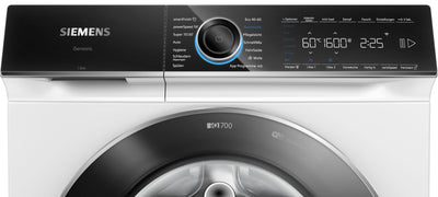 Siemens WG56B2A41, iQ700, Smarte Waschmaschine 10 kg, 1600 UpM, Made in Germany, i-Dos, Antiflecken-System, smartFinish Bügelhilfe, schneller Waschen mit speedPack XL, Mini load für Einzelteile