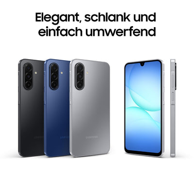 Samsung Galaxy A17 5G AI Smartphone, KI-Handy mit Android, Dünner 7,5-mm-Rahmen, 50-MP-Kamera, 256 GB Speicher, 8 GB RAM, 5.000-mAh-Akku, Blue, 2,5 Jahre Herstellergarantie [Exklusiv auf Amazon]