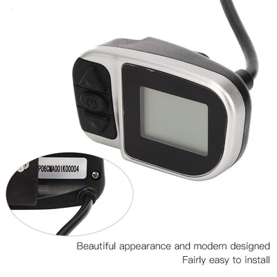 Qukaim MotorLCD Elektrozähler LCD Elektrozähler für TSDZ2 VLCD6 Motor, Mischmaterial, 6 Kerne, praktisches Display