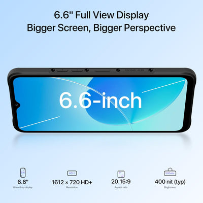 UMIDIGI G5 Mecha Smartphone Ohne Vertrag, 16GB RAM+128GB(Bis zu 1TB) Android 13 Handy Ohne Vertrag, 6,6" HD+Display 50MP, 6000mAh Outdoor Rugged Handys Dual SIM 4G/ Fingerabdruck/Face ID/OTG,Grau
