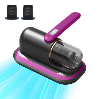 Kamanan Milbensauger mit UV Licht,Handstaubsauger Kabellos,Milbensauger für Matratzen,Tragbarer Kabelloser Matratzenstaubsauger,Milbensauger für Matratzen,Sofa