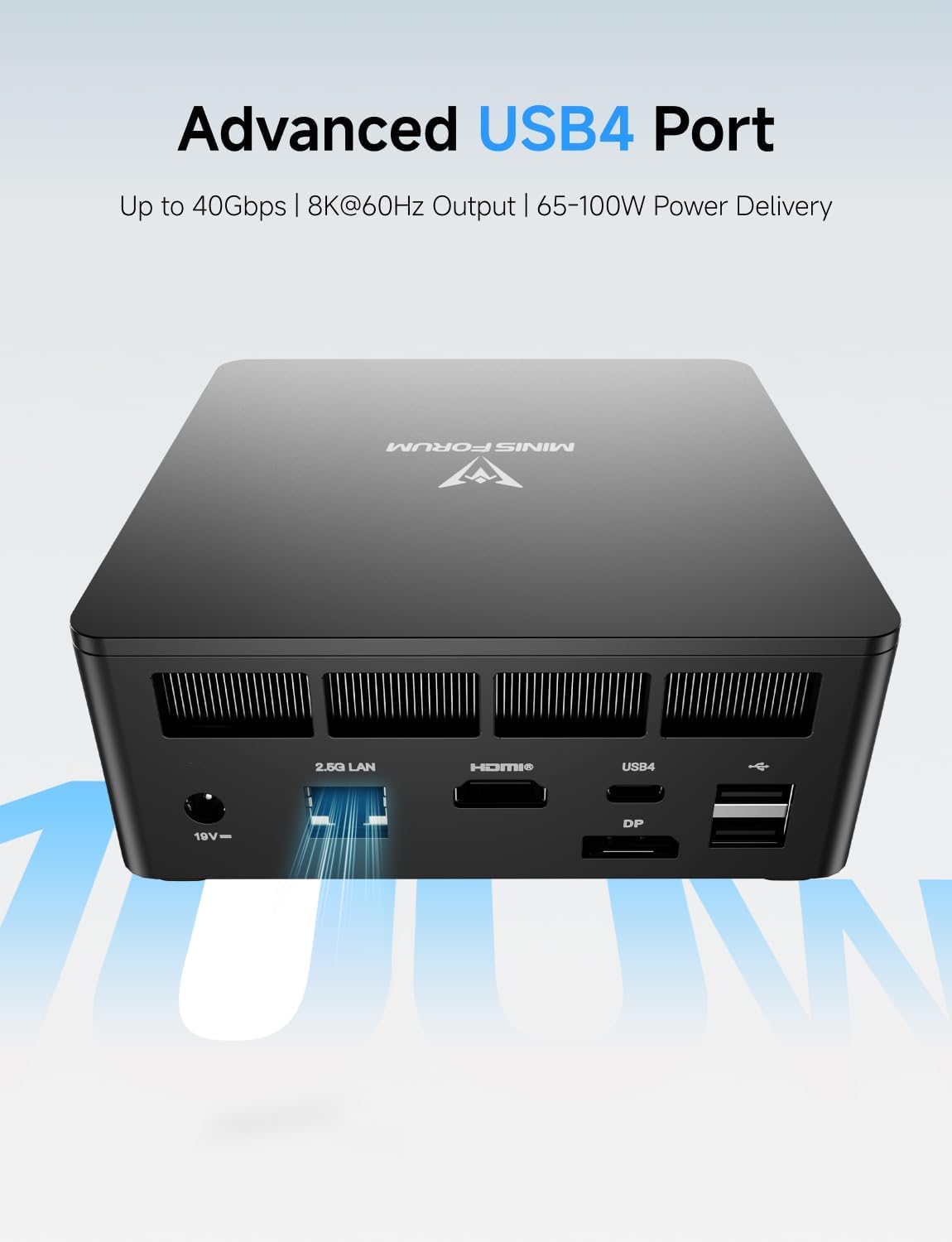 MINIS FORUM Mini PC UM760 Slim, AMD Ryzen 5 7640HS, 6 Kerne/12 Threads bis zu 5,0 GHz, 16GB DDR5 RAM 1TB PCIe4.0 SSD, HDMI/DP/USB4 Ausgänge, 2,5G LAN, WiFi 6E, BT5, AMD Radeon 760M