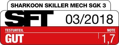 Sharkoon, Verkabelt, Skiller Mech SGK3 Mechanische Gaming Tastatur (mit RGB-Beleuchtung, rote Schalter, N-Key-Rollover, 1000 Hz Polling Rate) schwarz