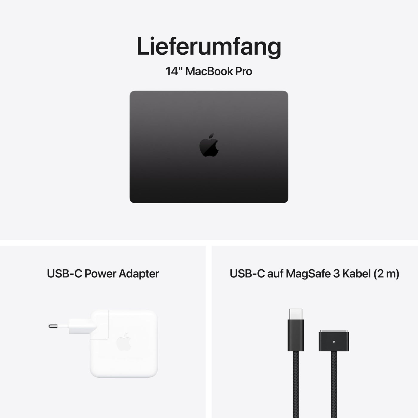 Apple 2024 MacBook Pro Laptop mit M4 Pro Chip mit 14-Core CPU und 20-Core GPU: 14,2" Liquid Retina XDR Display, 24 GB gemeinsamer Arbeitsspeicher, 1 TB SSD Speicher; Space Schwarz