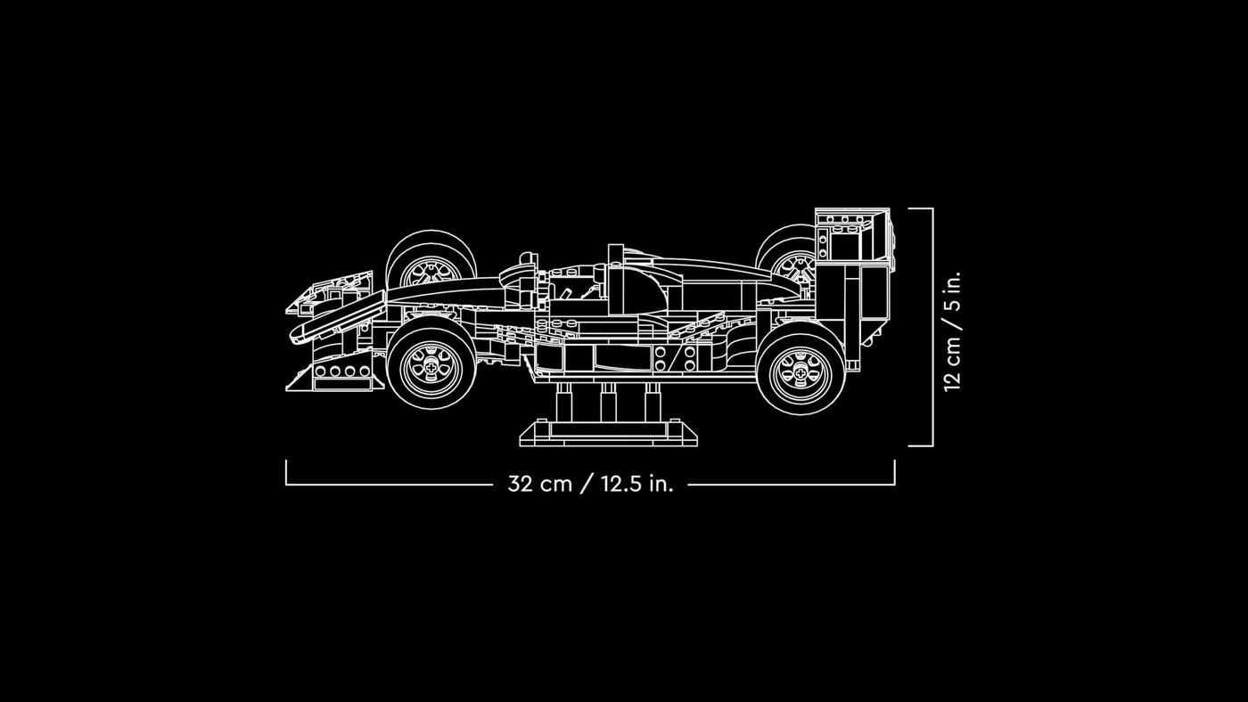 LEGO Icons McLaren MP4/4 & Ayrton Senna Modellauto Set, F1 Rennwagen Bausatz für Erwachsene mit Rennfahrer Mini-Figur, Sammlerstück, Geschenk-Idee zum Geburtstag für Männer, Frauen, Ihn & Sie 10330