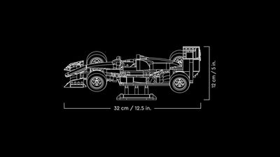 LEGO Icons McLaren MP4/4 & Ayrton Senna Modellauto Set, F1 Rennwagen Bausatz für Erwachsene mit Rennfahrer Mini-Figur, Sammlerstück, Geschenk-Idee zum Geburtstag für Männer, Frauen, Ihn & Sie 10330
