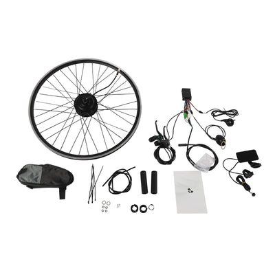 gegeweeret Ebike Umbausatz 28 Zoll 29 Zoll 700C Fahrrad Umbausatz, 36V 250W Elektrofahrrad Bausatz Vorderrad Elektrofahrrad Motor Umbausatz, Geschwindigkeit 28-32km/h (Vorne)