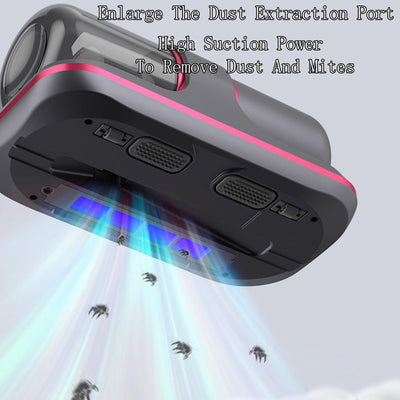 MZBDYYF Hochfrequenz Starkes Instrument zur Entfernung von Milben - Bettsauger mit UV -Licht für Matratzen, Teppiche, Sofa - schnurlose Tiefe Reinigung