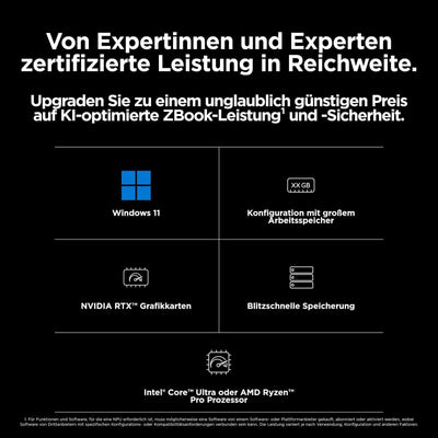 HP ZBook Power 16 G11A AMD Ryzen 9 PRO 8945HS 40,64cm 16inch WQXGA 64GB 1TB/SSD NVIDIA RTX 3000 8GB W11P 3J Gar (DE)