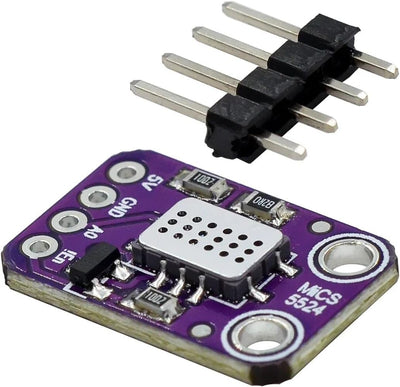 TECNOULAB 2 Stück MICS-5524 Luftqualitäts-Gassensormodul Kohlenmonoxid Wasserstoff Methan