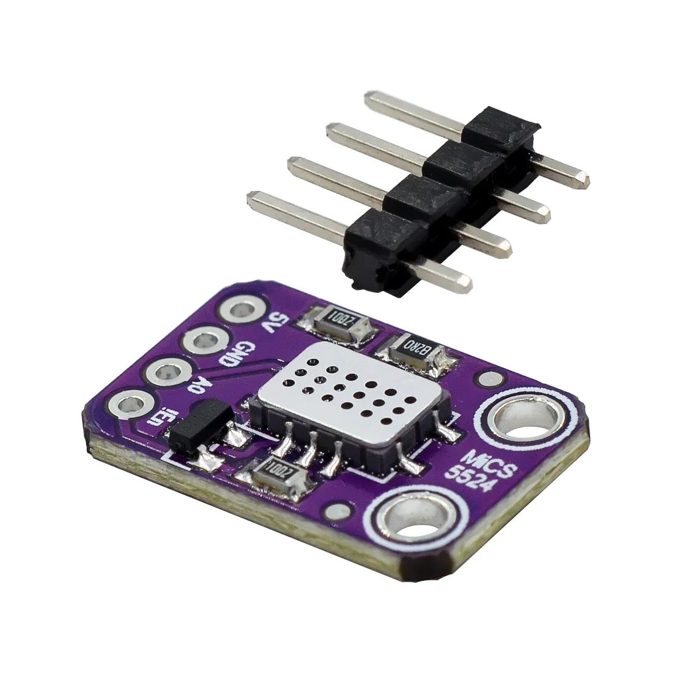 TECNOULAB 2 Stück MICS-5524 Luftqualitäts-Gassensormodul Kohlenmonoxid Wasserstoff Methan