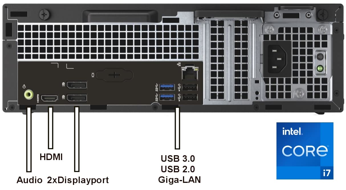 shinobee Intel i7 6700 8-Thread 4.00 GHz Business Office Multimedia Computer mit 3 Jahren Garantie!| 32 GB RAM | 1000 GB SSD | DVD±RW | USB3 | Windows 11 Prof. 64-Bit | #7247