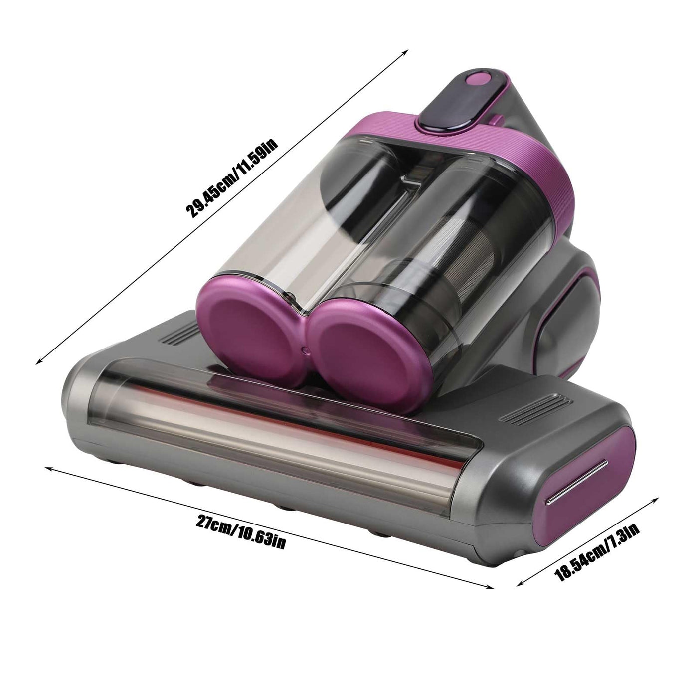 Matratzenstauatratzenstaubsauger Bettstaubsauger 13KPa Sauger Doppelsauger Handstaubsauger Anti- Allergen mit UV- C und Ultraschall für Tierhaare Bettlaken Sofa Kissen und mehr