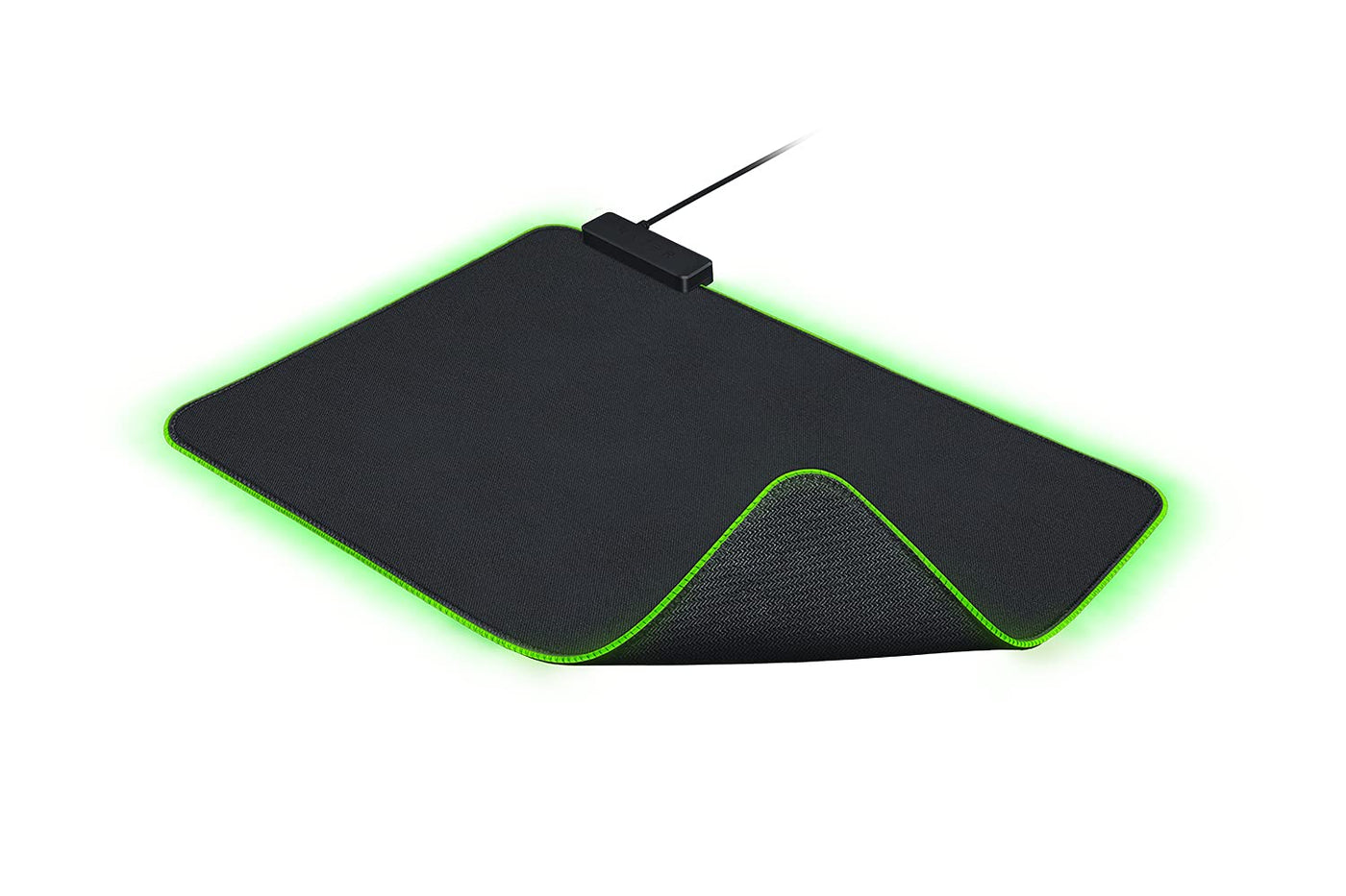 Razer Goliathus Chroma - Weiche Gaming Maus-Matte mit RGB Beleuchtung (Kabelhalterung, Stoff-Oberfläche, rutschfest, gesteppter Rand, optimiert für alle Mäuse) Schwarz