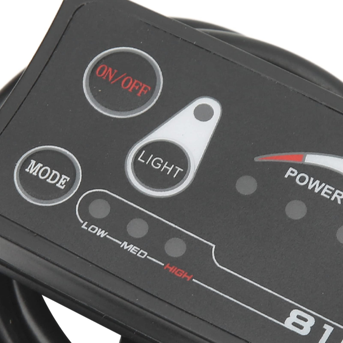 Elektrofahrrad-Controller-Kit, 36V 250W 350W Elektrofahrrad-Brushless-Motor-Controller mit 810LED-Panel Elektrische Fahrräder