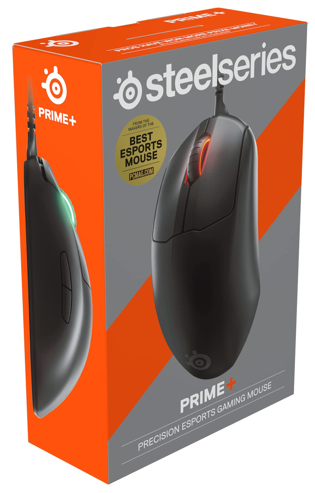 SteelSeries Prime+ - Esports Leistung Gaming-Maus - TrueMove Pro+ Optical Sensor mit 18.000 CPI - Magnetisch-optische Schalter