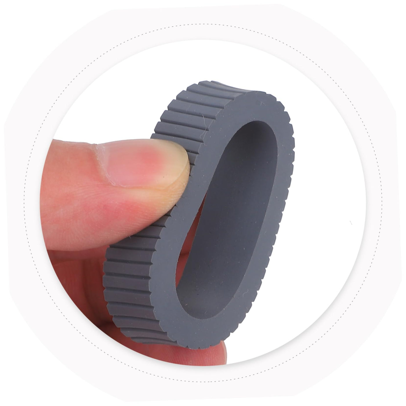 OSALADI 4 Stück Scannerzubehör Ersatz für Scanner-Pager Pager-Ersatz Roller-Pager-Zubehör für Scanner-Rollenpager Scannerteil Teil des Scanner-Pager-Sortierers Grey