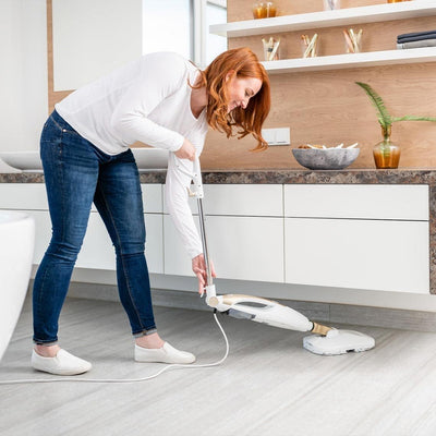 Livington Prime Steam Scrubber - multifunktionaler 10-in-1 Dampfreiniger - mit Vibrationspower - Reinheit der Superlative - das Original aus dem TV
