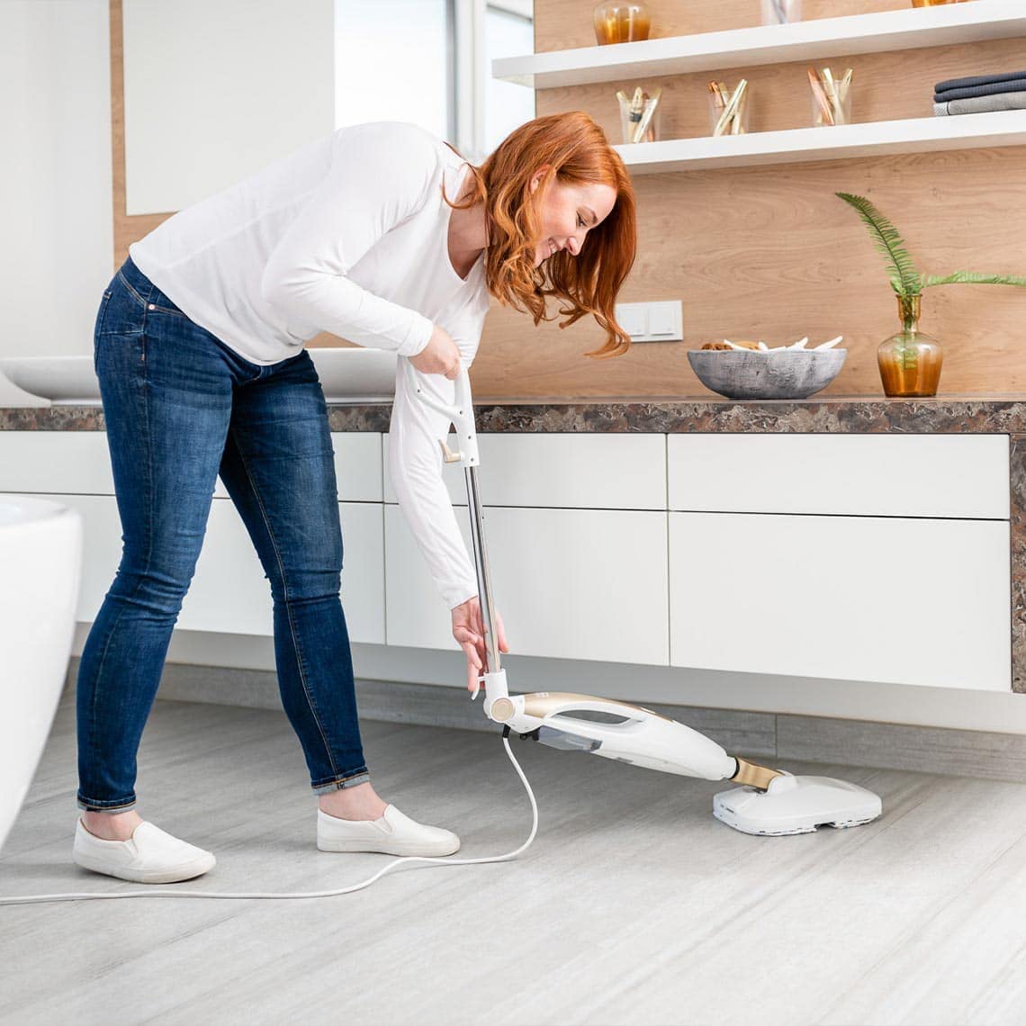 Livington Prime Steam Scrubber - multifunktionaler 10-in-1 Dampfreiniger - mit Vibrationspower - Reinheit der Superlative - das Original aus dem TV