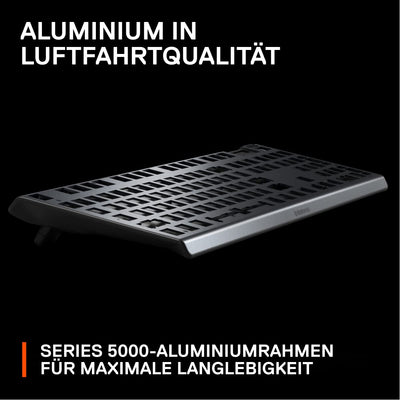 SteelSeries Apex Pro HyperMagnetic Gaming-Tastatur – Die schnellste Tastatur der Welt – Anpassbares Ansprechverhalten – OLED-Bildschirm – RGB – USB-Passthrough – Deutsches Tastatur (QWERTZ)