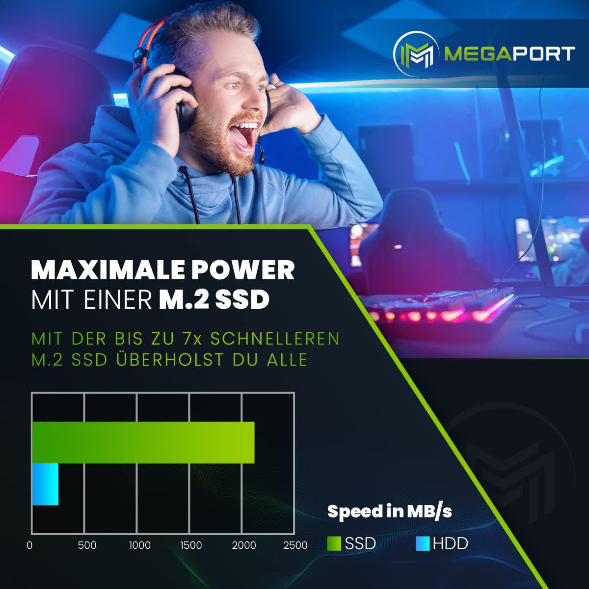 Megaport High End Gaming PC Intel Core i7-13700F 16-Kern bis 5,20GHz Turbo • Windows 11 • Nvidia GeForce RTX4070 12G • 32GB 3200MHz DDR4 • 1TB M.2 SSD • WLAN • Gamer pc Computer Gaming